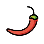 Hot Pepper SVG Icon
